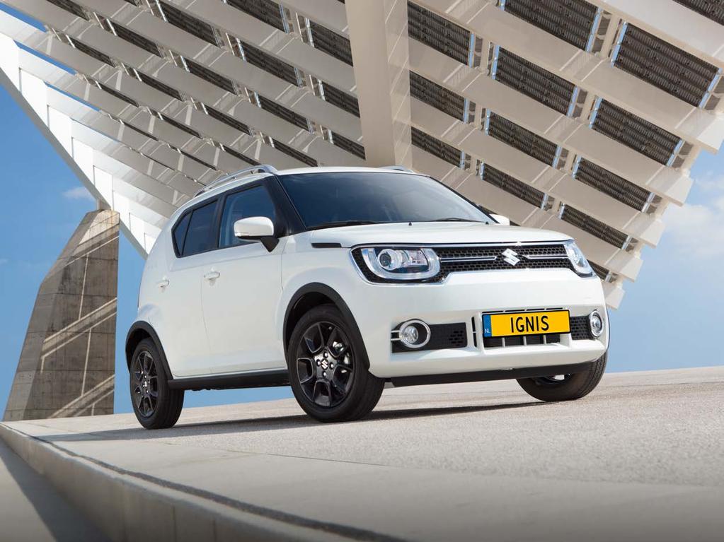 Meer informatie? Op www.suzuki.nl vind je meer informatie over de Suzuki Ignis en je dichtstbijzijnde Suzuki-dealer. De modellen in deze prijslijst zouden kunnen afwijken van de werkelijke uitvoering.