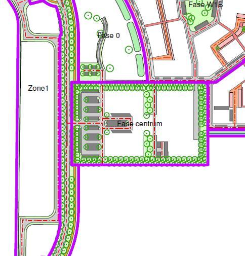 Figuur 1: Parkeerplaatsen buiten het centrum t.b.v.