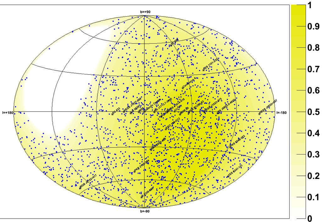 Neutrino sky map Nog