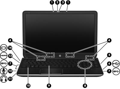 4 Entertainmentvoorzieningen gebruiken Gebruik uw HP computer als entertainmentcentrum voor het leggen van sociale contacten met uw webcam, het genieten en beheren van uw muziek en het downloaden en