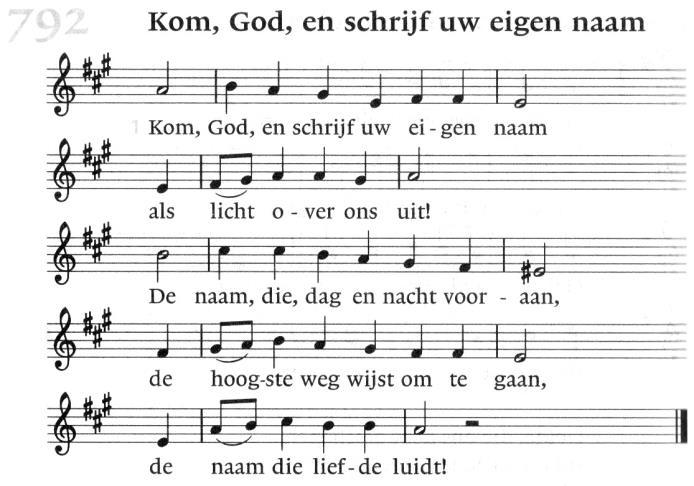 Orgelspel Welkom Aanvangslied: 792: 1 en 3 (Jaap speelt de melodie één keer voor) 3. Verlaat niet, wat uw hand begon, o God, ontbreek ons niet!