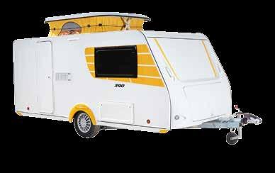 De comfortabele zitgroep achter laat zich in een handomdraai De Mini Freestyle is een lichtgewicht, compact en makkelijk te trekken caravan, met het exclusieve voordeel van een hoogte onder 2m,