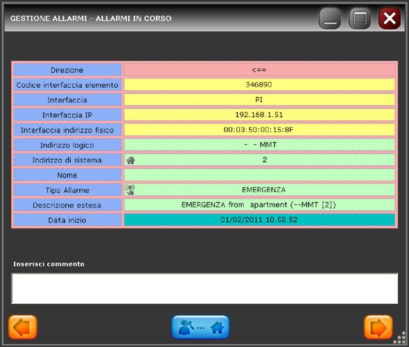 Alarm Panic SoftSwitchboard Bij het alarm van antipaniek wordt de Centrale rechtstreeks in verbinding gebracht met het IP van waar het alarm afkomstig is ook indien dit niet in het adresboek aanwezig