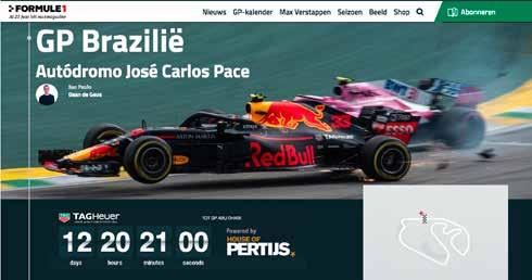 ONLINE De webredactie van Formule 1 verzorgt 24 uur per dag nieuwsberichten en live-verslagen vanaf de circuits.