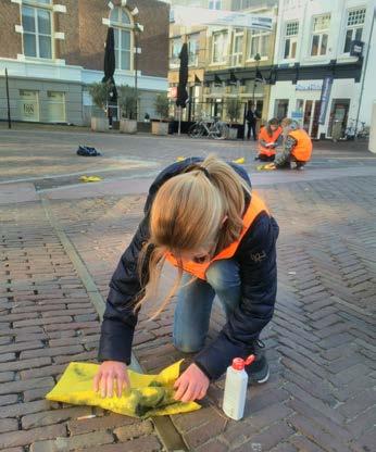 Het tweede verhaal was van Tjada Amsterdam van de werkgroep Geologie van KNNV Epe-Heerde.