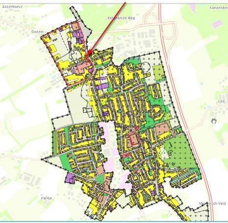 Figuur 3; Ligging bebouwde kom van Nistelrode Figuur 4; Ligging wro-zone wijzigingsgebied 2 3.2. Landschappelijke en stedenbouwkundige aspecten.