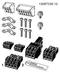 5 Framegrootte A1, A2 en A3 IP 20/Chassis Framegrootte A5 IP 55/Type 12 Framegrootte B1 en B2 IP 21/IP 55/Type 1/Type 12