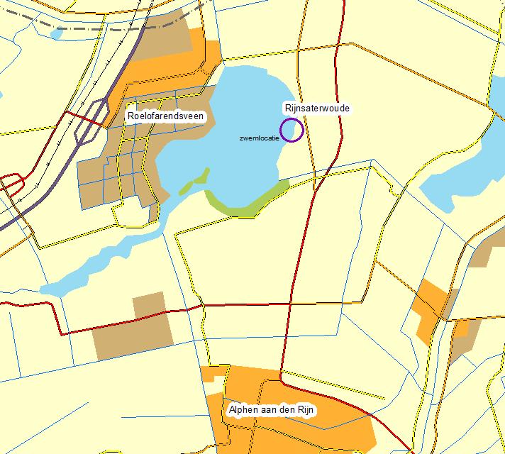 . Beschrijving zwemlocatie. Situering en beschrijving De zwemlocatie Venegat is gelegen aan de oostzijde van het Braassemermeer aan de Meerbon in Rijnsaterwoude (gemeente Kaag en Braassem; zie figuur.