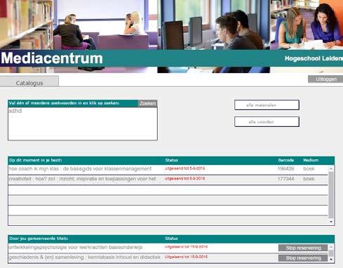 Educatie, 1 e jaars, studiejaar 2017/2018 1. Het Mediacentrum heeft een website met een schat aan informatie, 24/7 bereikbaar. 2. In de Catalogus vind je de materialen die in de collectie van het Mediacentrum (incl.