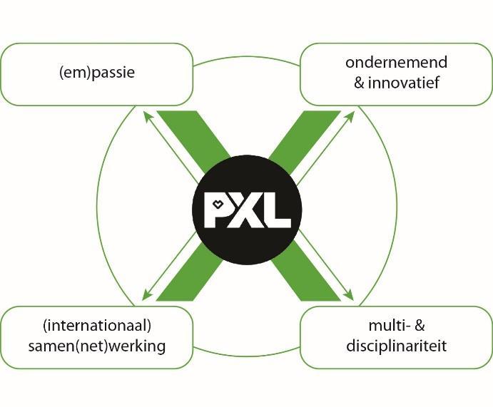 Inleiding Binnen Hogeschool PXL is de visie gebaseerd op het X-factormodel van excellente professionals en excellente professionele organisaties.