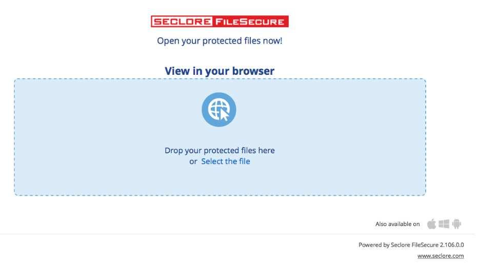 Bestaand account FileSecure Beschikt u al over inloggegevens voor FileSecure, dan hoeft u niet op de Policy Server Portal in te loggen om gebruik te maken van de Web versie of Lite versie van
