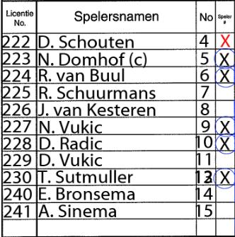 HANDLEIDING SCORER EEN WISSEL Bij Wildcats vraagt D.