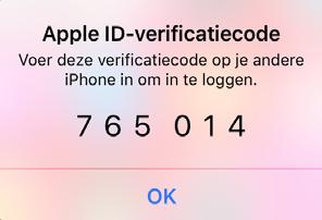 15 Voer het wachtwoord behorend bij je Apple ID