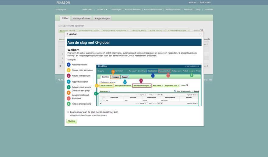 Let op: de link verloopt na 30 dagen. De eerste keer dat u inlogt moet u de algemene voorwaarden en de privacypolicy accepteren. U kunt hierna zelf uw gebruikersnaam en wachtwoord kiezen.