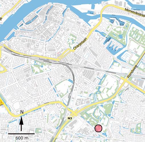 2. Gegevens onderzoeksgebied 2.1 Plan- en onderzoeksgebied en huidig grondgebruik Het totale plangebied betreft het perceel aan de Achterweg 2-2a in de wijk Dubbeldam te Dordrecht (afb. 1 en 2).