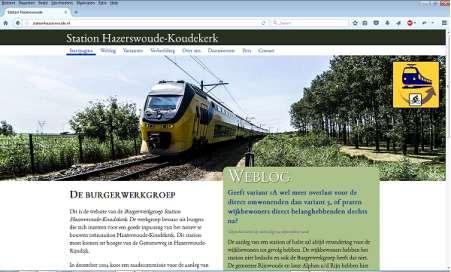 De website De communicatie van de gemeente Alphen over de voortgang van het proces is minimaal. Daarom start de Burgerwerkgroep in juli 2015 een eigen website.