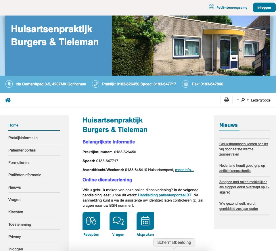 Registreren Voordat u begint Deze handleiding beschrijft hoe u zich als patiënt kunt registreren op de website van huisartsenpraktijk Burgers & Tieleman.