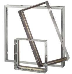 Holding frames HF zakkenfilters Toepassing: HVAC Frame: Gegalvaniseerd staal of roestvrij staal (RVS) Pakking: Opgeschuimd polyurethaan Maximale temperatuur: 70 C Opmerkingen: Indien meer dan 3