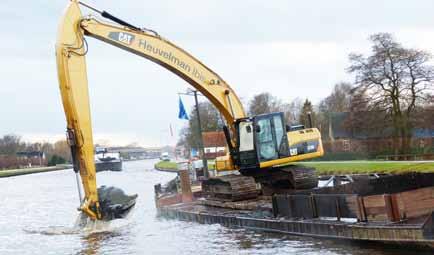 De planning Drie maanden na de start van de werkzaamheden op en langs kanaal Almelo- De Haandrik kan een eerste tussenbalans opgemaakt worden.