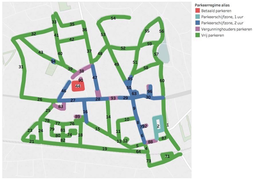 1.2 Gebied Het onderzoeksgebied omvat het centrum van Velp. In 2012 is een parkeeronderzoek gehouden in en rond het centrum van Velp.