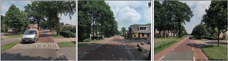 3. Huidige inrichting Heerenweg Buiten de bebouwde kom is de Heerenweg een geasfalteerde 60 km/uur weg van 4,60 meter breed. Tussen de Gemeenteweg en Poortsteeg is een vrij liggend fietspad aanwezig.