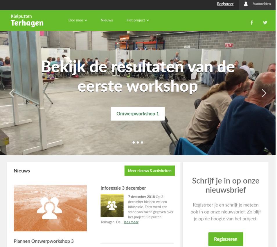 1: Online participatieplatform De