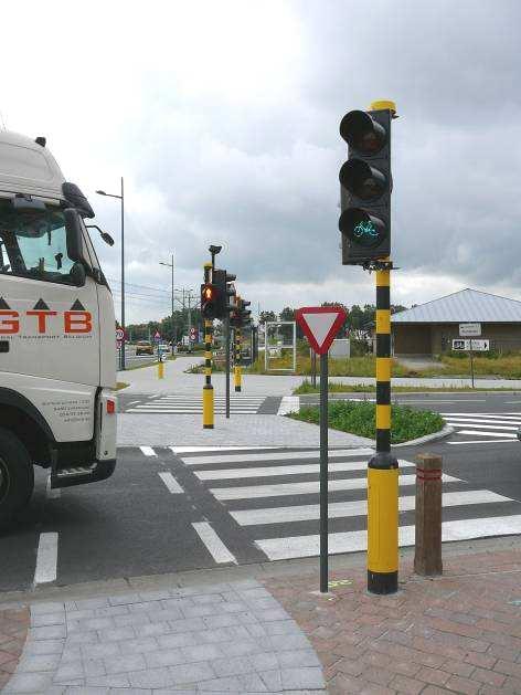 5. Kruispunt Fortstraat Komende van Bredene : Het licht