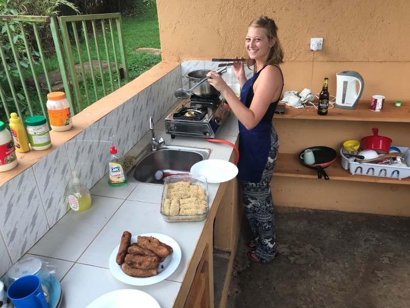 Dit is een gedeeld huis waar je met een groep stagiaires en vrijwilligers tegelijk verblijft.