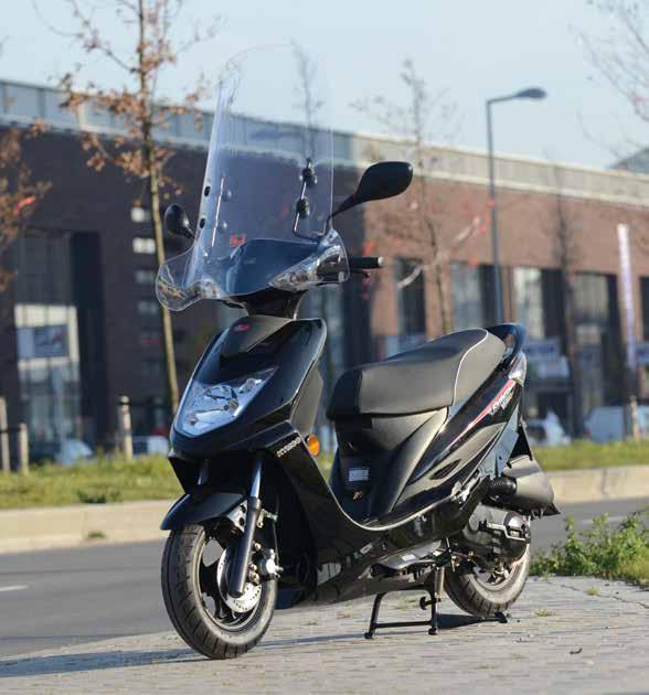 Dat zijn de kernwoorden om deze scooter te omschrijven.