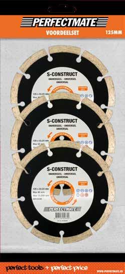 SP13P 3-IN-1VOORDEELSET S-Construct 125mm» Segment hoogte 7mm Inhoud set: 3 x S-Construct