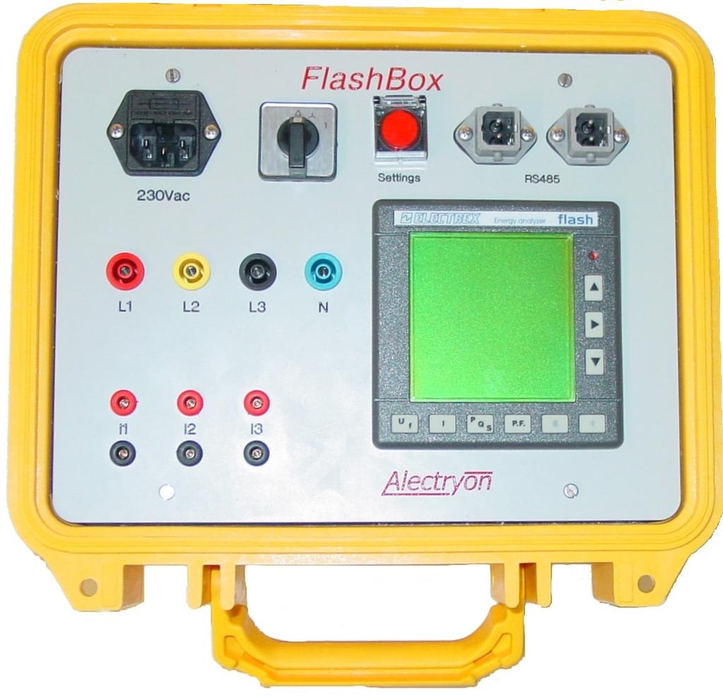 HANDLEIDING FlashBox Portable energy analyzer Alectryon b.v.