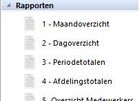 Hierin vind je de beschikbare rapporten die via de