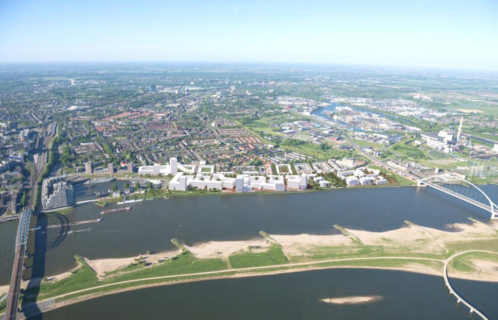 Nijmegen, herontwikkeling van het gebied aan de Waal Totale programma: 2.