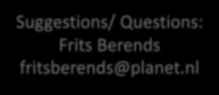 Questions: Frits