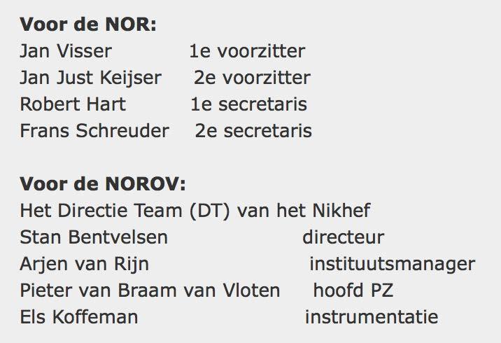 Nikhef ondernemingsraad Verkiezingen NOROV op dinsdag 16 mei per 1