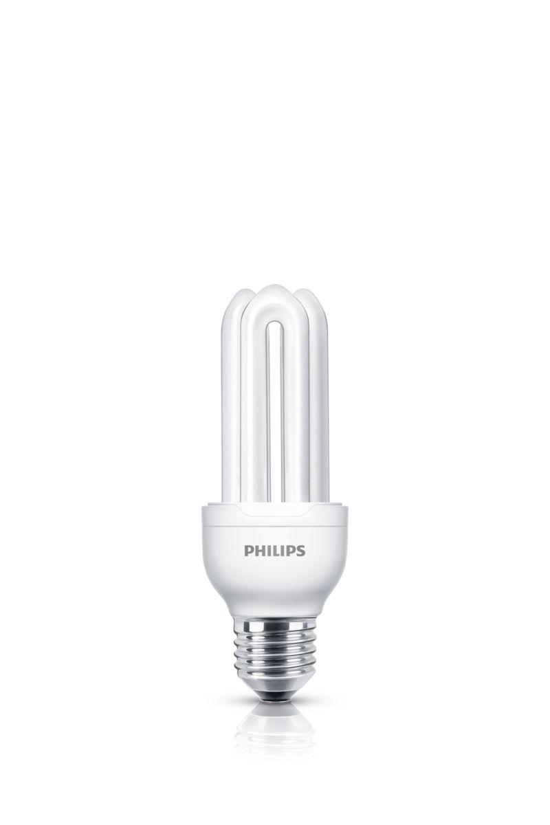 Conventionele lampen en buizen» Spaarlampen (CFL-I)» Spaarlamp Stick» GENIE GENIE Functionele energiebesparende lamp, met licht van hoge kwaliteit en compact vormgeving.