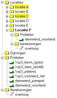 PROMOTOR - gebruikershandleiding versie 4.1 december 2016 Locaties In de map Locaties zijn alle locaties uit de database weergegeven.