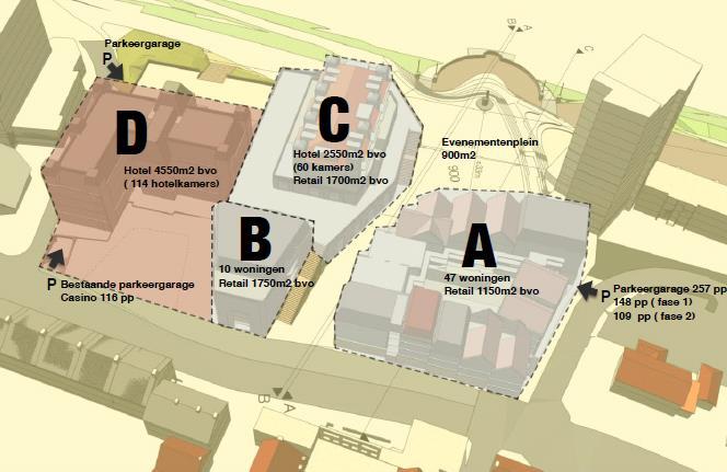 Nieuw uitgangspunt Nieuw uitgangspunt: Naar een volledig deelplansgewijze ontwikkeling Bouwblok voor bouwblok Voordelen: