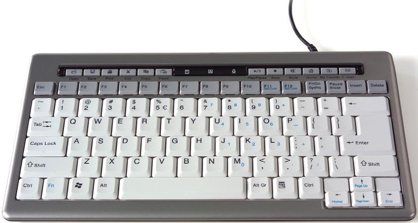 Tip Combineer de Evoluent muis met een compact toetsenbord om de belasting van de arm te beperken die