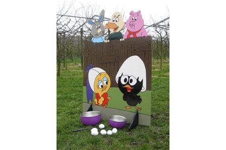 Calimero Eierenrace is de leverancier Huur dit leuke kinderspel, de calimero eieren race, voor uw kinderevenement!