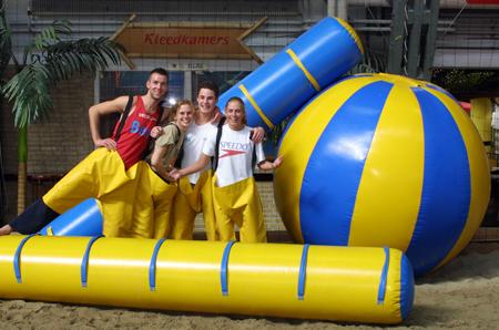 Zeskamp Fun Parcours is de leverancier Met elkaar genieten van leuke teambuilding- en fun activiteiten.