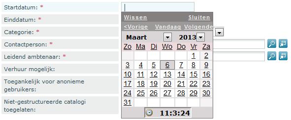 De dossiernaam moet ingegeven worden voor alle talen die aangevinkt zijn onder verplichte talen.