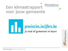 En vandaag lanceren we trots een nieuwe tool : klimaatrapporten op maat van elke individuele gemeente. Het is de boordcomputer voor je lokaal klimaatbeleid.