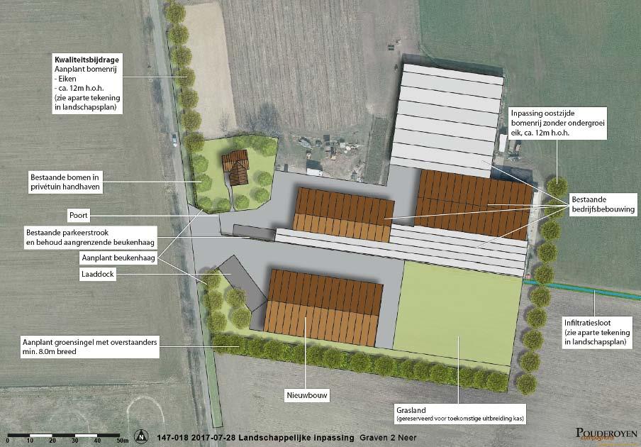 3. LANDSCHAPPELIJKE INPASSING Hieronder wordt eerst de inpassing van de woonpercelen besproken. Vervolgens worden de maatregelen voor de landschappelijke compensatie toegelicht.