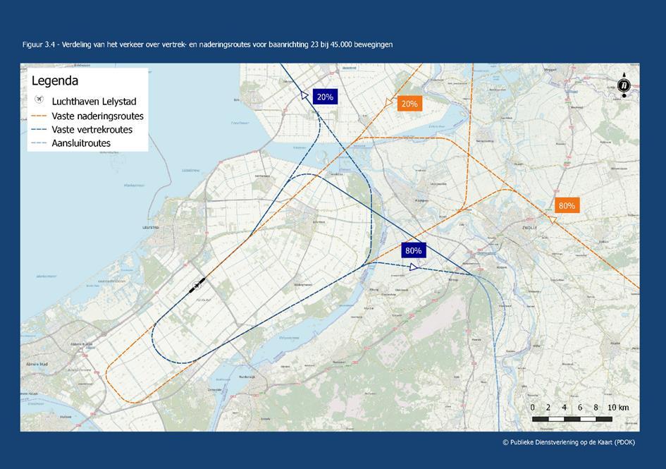 Resultaten MER actualisatie (1) Routevariant B+ blijft voorkeursrouteset: Uit de