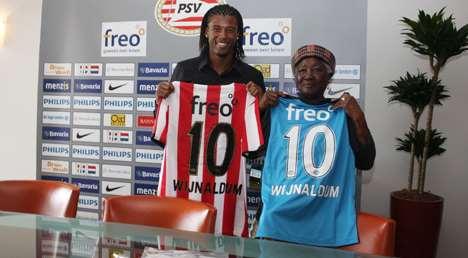 Wijnaldum en oma