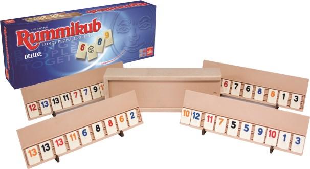 Rummikub is een spel met blokjes met cijfers op.