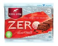 2,55 Chocolade Zero Côte d Or melk, puur