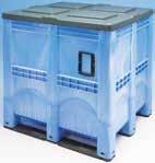 1300 x 1150 mm - Supervolumeboxen 4 Perfect stapelbaar, tot 7 boxen hoog 4 Supervolumeboxen: inhoud tot 1400 liter!