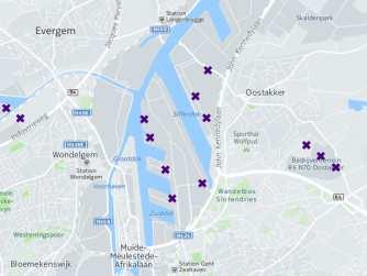 Zendantennes De locaties van gsm-antennes en antennes voor draadloos internet kan je ook bekijken in Geopunt. Je zal deze echter niet in de lijst met kaarten terugvinden.